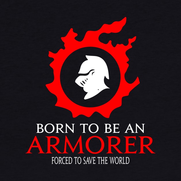 Born to be an Armorer Forced to save the World Funny RPG by Asiadesign